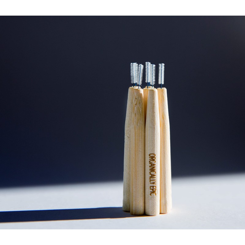 Bamboo Interdental Brushes Size 0/0.4mm / Pink