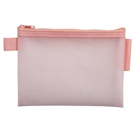 Exacompta 37120E Chromaline Soft Durable Material Zipper Bag for Stationery Storage Beauty Accessories A6 Random Color