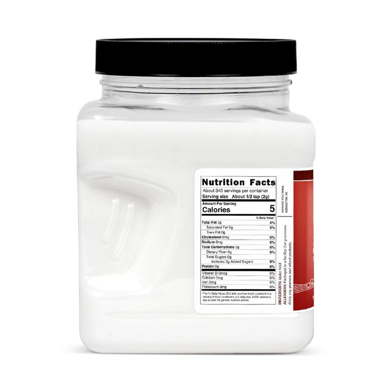 Hoosier Hill Farm Food Grade Malic Acid, 1.5LB (Pack of