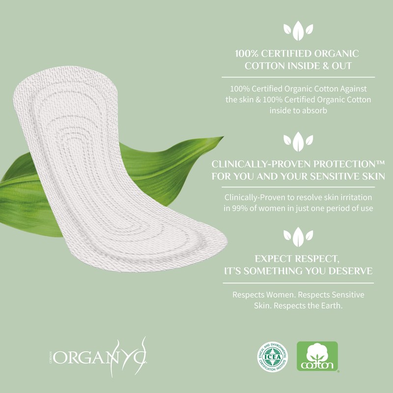 ORGANYC Slipeinlagen, extralang