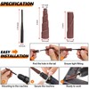 50Pcs 2 Inch Sand Paper Abrasive Cartridge Rolls,Cone Cylinder Rotary