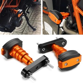 Duke 125 390 2013-2023 Frame Sliders Motorcycle Engine Crash Protection Pad for DUKE 125 390 2013-2021 2022 2023 Svartpilen 401 Vitpilen 401 2018-2023-Orange