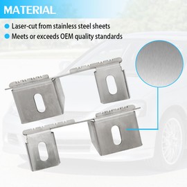 AUTOVIC Front Bumper Lifts Kit With Hardware Gap Fix For Acura RSX DC5 2002-2006