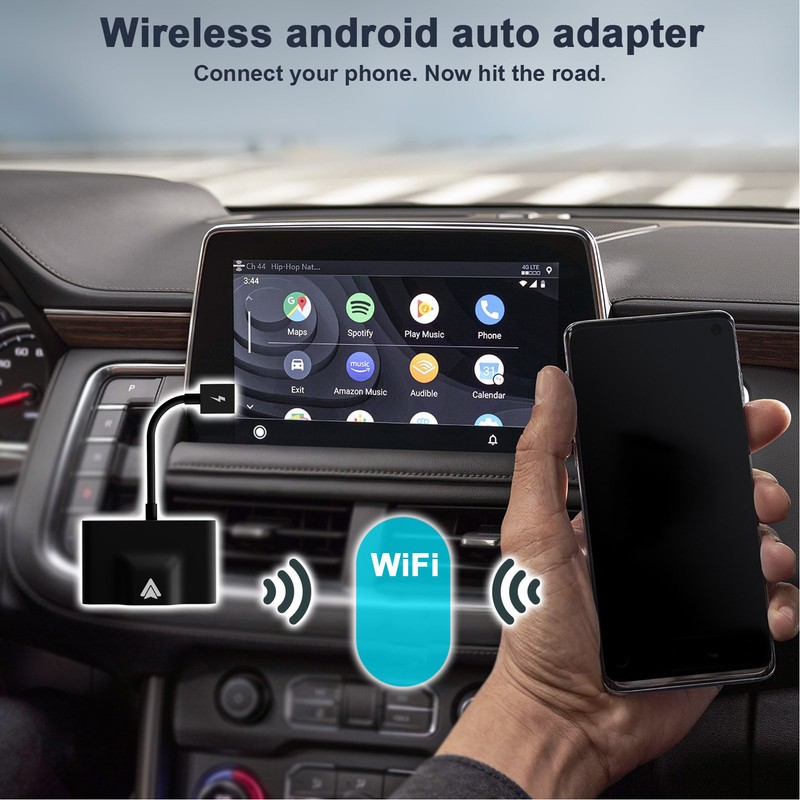 Wireless Auto Car Adapter For Android Type C Plug and
