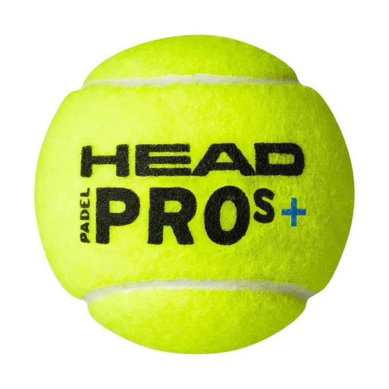 HEAD Pelotas Pádel Pádel Pro S+ Bote de 3 Pelotas