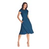 Dress the Population Women's Livia Midi High Dress, Peacock Blue,