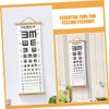 CHILDWEET Wall Eye Chart Boys and Girls Eye Testing Visual