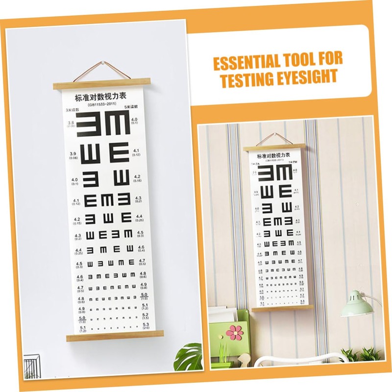 CHILDWEET Wall Eye Chart Boys and Girls Eye Testing Visual