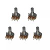 CompStudio 5 Pcs B20K 20K Potentiometer knob Linear WH148 3Pin