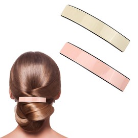 scicent Hair Clip 2 Pieces Acetate Hair Clips for Styling Elegant Non-Slip Hair Clip for Women Acetic Acid Metal Hair Clips Fashionable Hair Clip Tool for Makeup - 28519