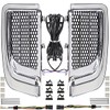 LED Light Running Turn Signal Lower Fairing Grills Switchback Flare