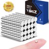200Pcs Refrigerator Magnets, 3x2mm Small Magnets Tiny Earth Magnet for