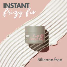 Umberto Giannini Frizz Fix Fuzz-Off Control Clay 1.69 fl Oz - Vegan Matte Hair Clay with Medium Hold for Edge Control & Flyaways - For All Types of Frizzy & Damaged Hair - Vegan & Cruelty-Free