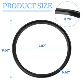 Pulems CX250F Pool Filter Head Gasket Replacement Compatible with Hayward Star-Clear Cartridge Filters C1000, C250, C500, C750, Filter Gasket Replacement Replace O-305 17-150-1030 O Ring(2 Pack)
