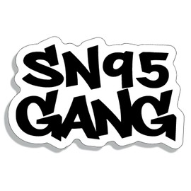 SN95 Gang Decal Sticker Custom Die-Cut Vinyl Turbo V8 Hella Drift Illest American