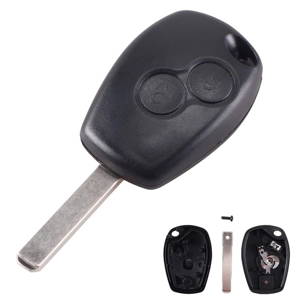 Heart Horse 2 Buttons Remote Car key Case Shell with