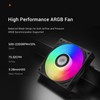 PCCOOLER CPU Air Cooler with Digital Display, ARGB Version, 4