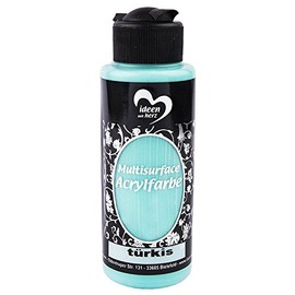 Ideas with Heart acrylic paint Multi-surface, universal acrylic paint water based, 120 ml., turquoise