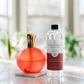 New Scentimental Scents Cinnamon Apple Lamp Fragrance Oil, 16 Fluid Ounces Scented Lamp Oil for Fragrance Lamps, Proudly Made in USA, Catalytic Lamp Oil Refills Scented