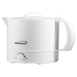Brentwood KT-32W Plastic Hot Pot, 32-Ounce