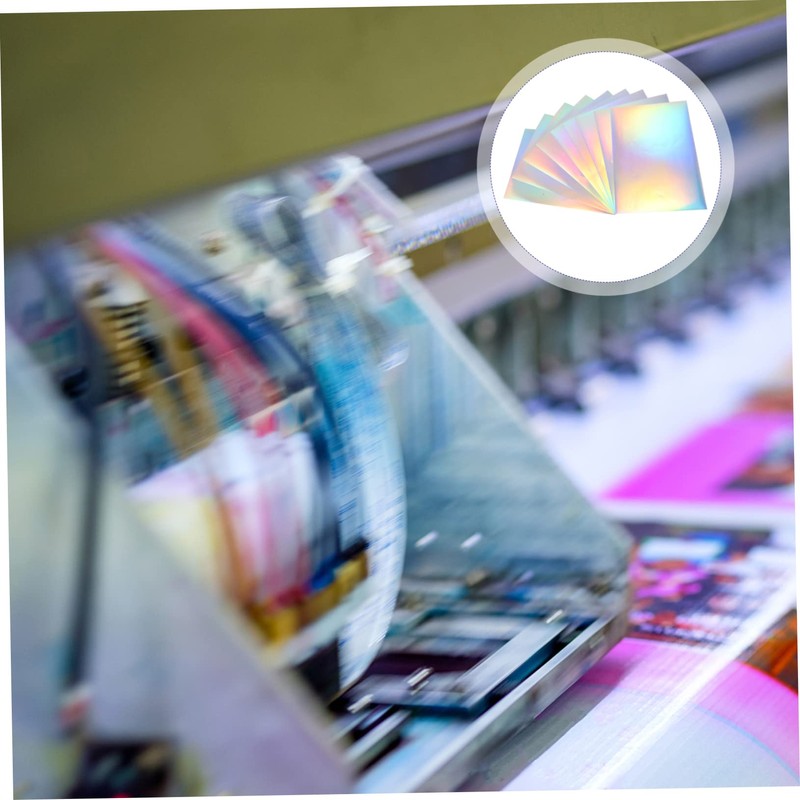 Operitacx 20pcs Printing Stickers Portable Printer Mini Printer Tape Small