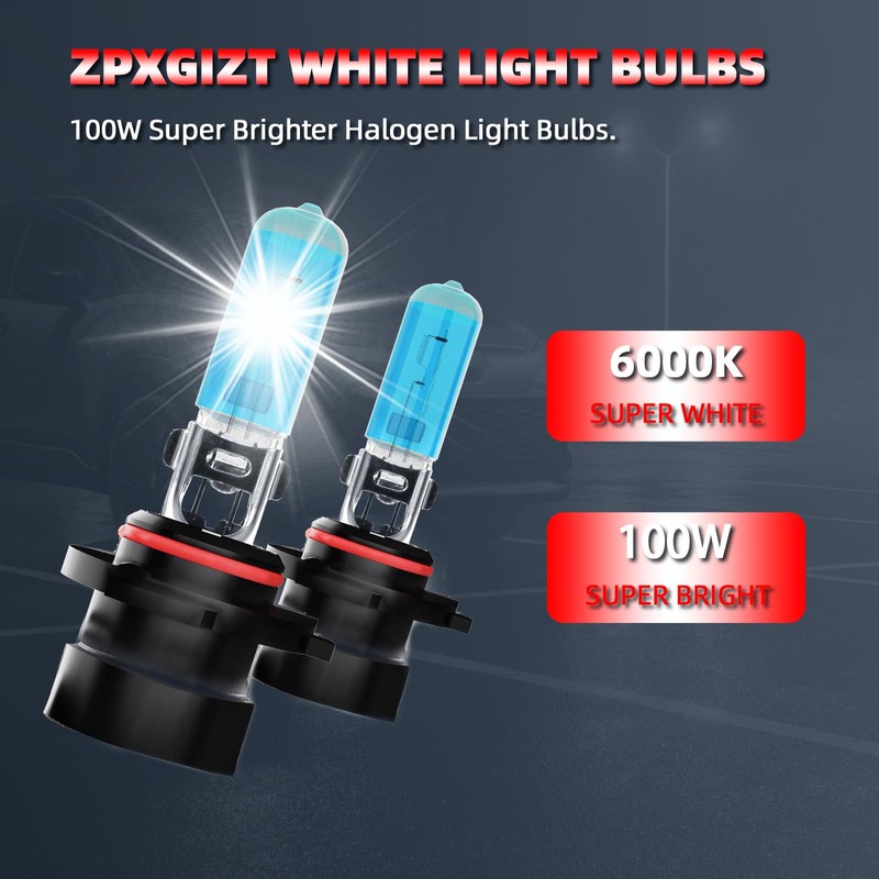 ZPXGIZT Light Bulbs Fit For Chrysler PT Cruiser 2001-2010,9005XS 9006XS