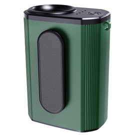 Minlebao Personal Portable Waist Fan, 4 Speed 18000RPM Brushless Motor, Neck Fans That Blow Cold Air Up to 20H Workingtime, Compact Wearable Belt Fan for Camping Travel Jobsite-Green