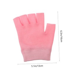 Healeved 2 Pairs Gloves Moisturizing Gloves for Night Hand Spa and Daily Use Pink Moisturizing Therapy Gloves