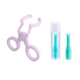 ZHEJIA Contact Lens Assistant (Set of 2) Contact Attachment Fixture, Contact Lens Remover, Color Contact Lens Insertion Tool, Non-Scratch, Anti-Slip, Durable, Safe, Soft Material, Clean, Hygienic,