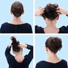 CAISHA Messy Scrunchie Bun Voluminous Wavy Hairpiece Heat-resistant Synthetic Fibres
