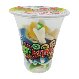 Assorted Shark Gummy Cup (Halal) - Mixed Gummies Candies Assortment Bag - Individually Wrapped Jelly Beans - Sweet and Chewy - Fruit Flavored Mix - (Pack 6)