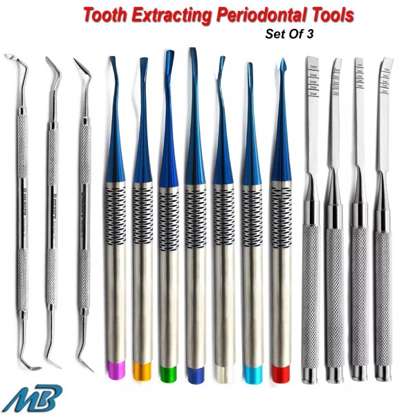 Medspo Oral Periotomes Scaler Periodontal Ligaments PDL Elevator Bone Splitting
