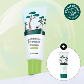ROUND LAB Pine Calming Cica Mild-Up Sunscreen 40ml Set (+Pine Cleanser 10ml) - [SET] Sunscreen 40ml (+Pine Cleanser 10ml)