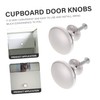 OSALADI Stylish 30pcs Brushed Metal Knobs Replacement Handles for Cabinet