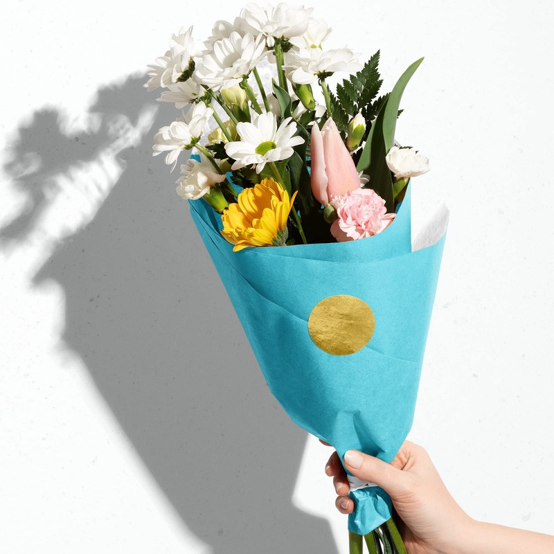 Jillson & Roberts Gift Tissue 20" x 26", Aqua Blue