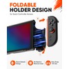 Switch 2 Grip Case, Dockable Protective Cover with Screen Protector