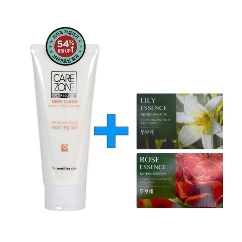 Care Zone Gentle Peeling Gel 200ml+Amore Happy Bath Soap 2P