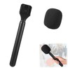 Microphone Holder,Wireless Mic Stand Handheld Stick,Mic Handheld Adaptor Microphone Handle