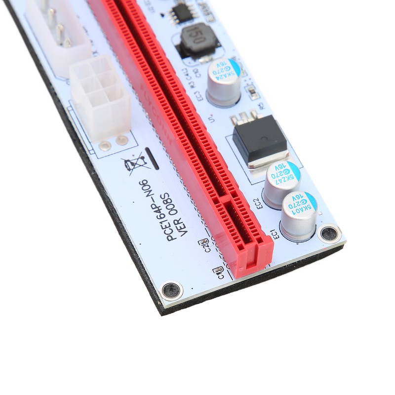 PCIE Riser Adapter Card 1X to 16X 3 Interface Easy