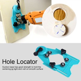 Cuque Crazy 4mm-80mm Adjustable Drill Bit Ceramic/Glass/Marble Hole Saw Guide Sucker Base Locator