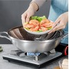 Steamer Insert Pot, Adjustable Steamer Insert Diameter Open 27 cm,