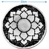 dennycraftmoulds.co.uk Mandala Lotus Flower Concrete or Plaster Mould Reusable ABS