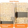 Modern Brushed Nickel 6-Lights Bathroom Vanity Light, Eleglant Nickel LED