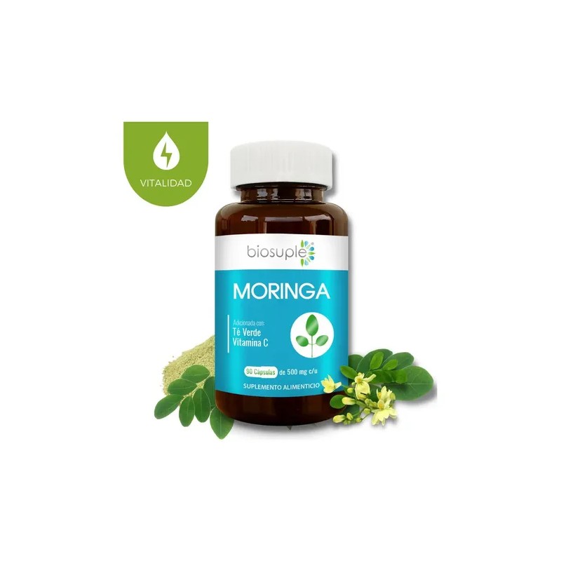 Suplemento Alimenticio Vitam. C Moringa Té Verde Biosuple