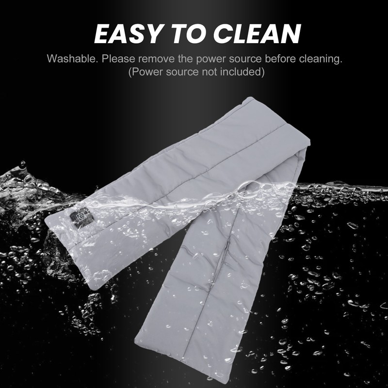 Heated Scarf USB Warming Scarf Adjustable Temperature Soft Comfort Cotton