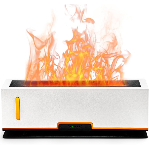 Diffuserlove Flame Diffuser Humidifier Essential Oil Diffusers 200ml Desk Aroma