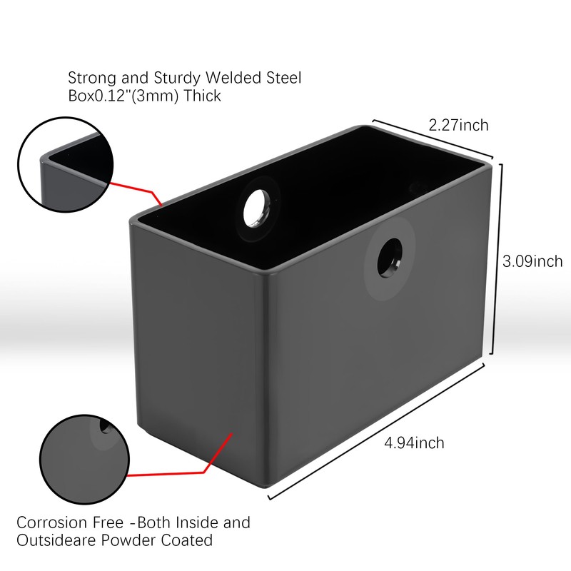 2 Pack 4" V-Groove Slide Gate Wheel with Welded Bracket