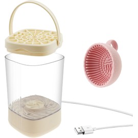 Máquina de limpieza de brochas de maquillaje, máquina limpiadora de brochas de maquillaje, limpiador automático eficiente para todo tipo de brochas de maquillaje para brochas de maquillaje.