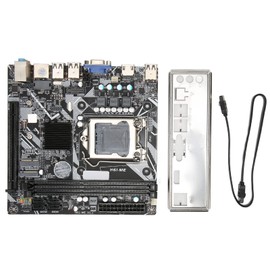 ASHATA Desktop Computer Motherboard, LGA 1155 Motherboard, NVME WiFi M.2 VGA HD Output 10 USB 2.0 DDR3 -ITX Motherboard for Computer PC Replacement