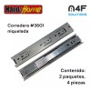 Handyhome Corredera Cajón Handy Home 25cm X 4.5cm 2paquetes 4pz